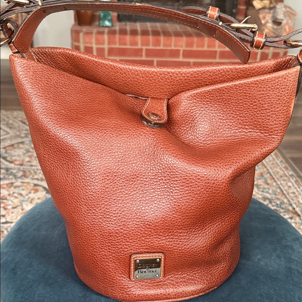 Dooney & Bourke Tan Leather Hobo Bag